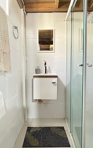 Casa para alugar com 39m², 1 quarto e 1 vaga Casa para alugar com 39m², 1 quarto e 1 vagaBanheiro
