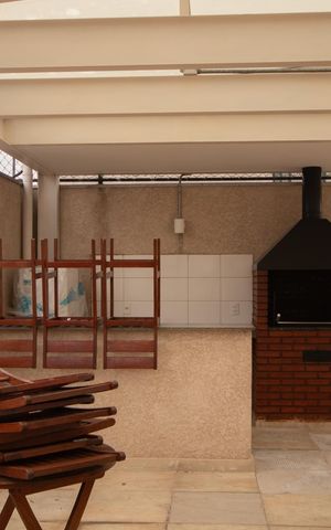 Apartamento à venda com 47m², 2 quartos e 1 vaga Apartamento à venda com 47m², 2 quartos e 1 vagaÁrea comum - Churrasqueira