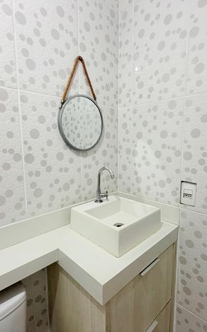 Apartamento para alugar com 38m², 2 quartos e sem vaga Apartamento para alugar com 38m², 2 quartos e sem vagaBanheiro