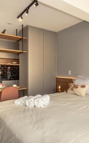 Apartamento para alugar com 25m², 1 quarto e sem vaga Apartamento para alugar com 25m², 1 quarto e sem vagaSala / Quarto
