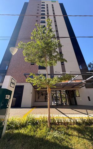 Apartamento para alugar com 46m², 1 quarto e 1 vaga Apartamento para alugar com 46m², 1 quarto e 1 vagaFachada