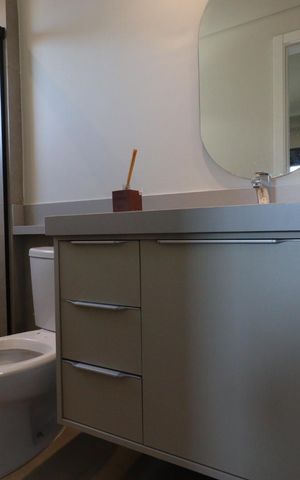 Apartamento para alugar com 46m², 1 quarto e 1 vaga Apartamento para alugar com 46m², 1 quarto e 1 vagaBanheiro da Suíte