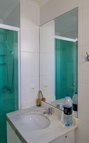 Apartamento à venda com 60m², 2 quartos e 1 vaga Apartamento à venda com 60m², 2 quartos e 1 vagaBanheiro 1 - Suite