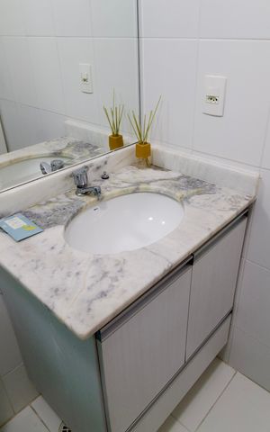Apartamento à venda com 60m², 2 quartos e 1 vaga Apartamento à venda com 60m², 2 quartos e 1 vagaBanheiro Social