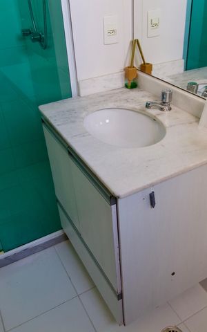 Apartamento à venda com 60m², 2 quartos e 1 vaga Apartamento à venda com 60m², 2 quartos e 1 vagaBanheiro 1 - Suite