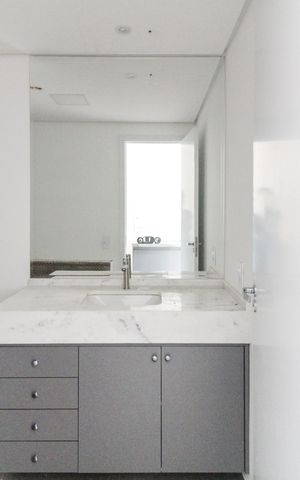 Studio para alugar com 30m², 1 quarto e sem vaga Studio para alugar com 30m², 1 quarto e sem vagaBanheiro