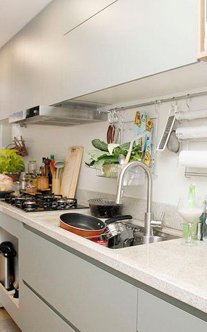 Apartamento à venda com 42m², 1 quarto e 1 vagaCozinha + Área de Serviço