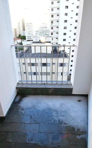 Apartamento para alugar com 45m², 1 quarto e 1 vagaQuarto - Sacada