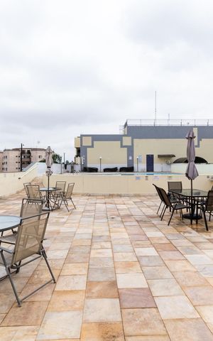 Apartamento para alugar com 33m², 1 quarto e 1 vaga Apartamento para alugar com 33m², 1 quarto e 1 vagaÁrea comum - Piscina