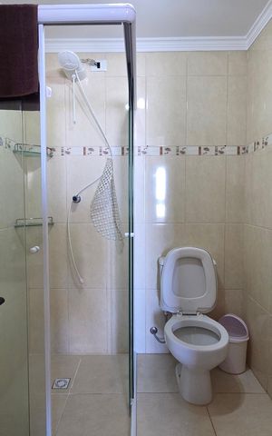 Apartamento para alugar com 77m², 2 quartos e 1 vagaBanheiro da Suíte 1