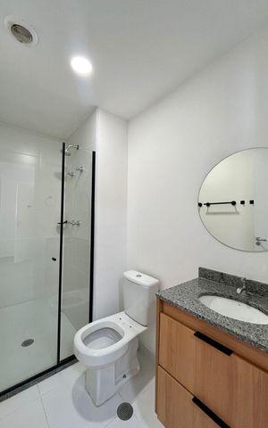 Apartamento à venda com 40m², 1 quarto e 1 vaga Apartamento à venda com 40m², 1 quarto e 1 vagaBanheiro