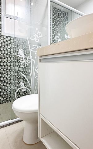 Apartamento para alugar com 59m², 3 quartos e 1 vaga Apartamento para alugar com 59m², 3 quartos e 1 vagaBanheiro Social