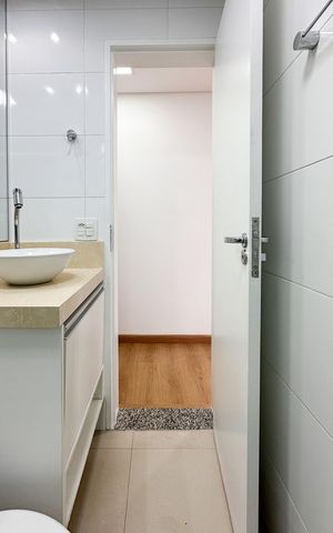 Apartamento para alugar com 59m², 3 quartos e 1 vaga Apartamento para alugar com 59m², 3 quartos e 1 vagaBanheiro Social