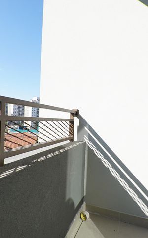Studio para alugar com 24m², 1 quarto e sem vagaVaranda