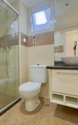 Apartamento para alugar com 77m², 3 quartos e 1 vaga Apartamento para alugar com 77m², 3 quartos e 1 vagaBanheiro 1