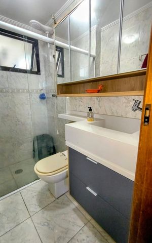 Apartamento à venda com 75m², 3 quartos e 1 vaga Apartamento à venda com 75m², 3 quartos e 1 vagaBanheiro