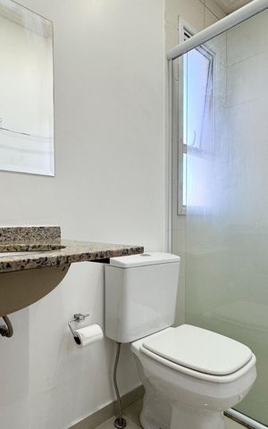 Apartamento para alugar com 70m², 2 quartos e 2 vagasBanheiro Social