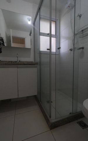 Apartamento para alugar com 74m², 3 quartos e 1 vaga Apartamento para alugar com 74m², 3 quartos e 1 vagaBanheiro da Suíte