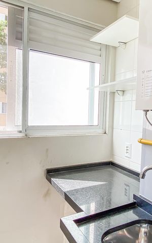Apartamento à venda com 47m², 2 quartos e 1 vaga Apartamento à venda com 47m², 2 quartos e 1 vagaÁrea de Serviço