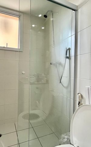 Apartamento para alugar com 104m², 3 quartos e 2 vagas Apartamento para alugar com 104m², 3 quartos e 2 vagasBanheiro da Suíte 2
