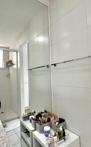 Apartamento para alugar com 104m², 3 quartos e 2 vagas Apartamento para alugar com 104m², 3 quartos e 2 vagasBanheiro da Suíte 2
