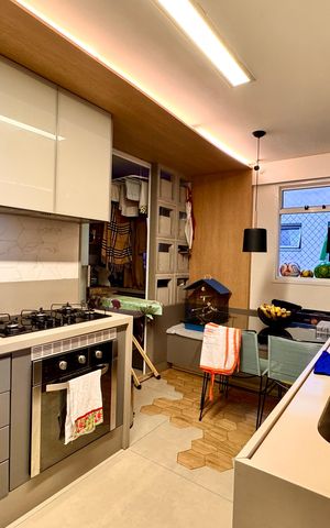 Apartamento à venda com 90m², 3 quartos e 2 vagasCozinha