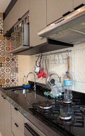 Apartamento para alugar com 39m², 2 quartos e 1 vagaCozinha e Área de Serviço