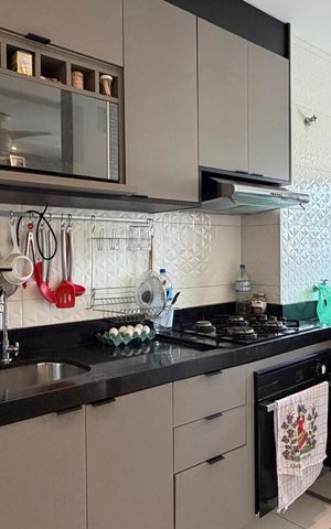 Apartamento para alugar com 39m², 2 quartos e 1 vagaCozinha e Área de Serviço