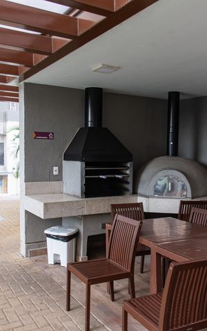 Apartamento para alugar com 48m², 2 quartos e 1 vaga Apartamento para alugar com 48m², 2 quartos e 1 vagaÁrea comum - Churrasqueira