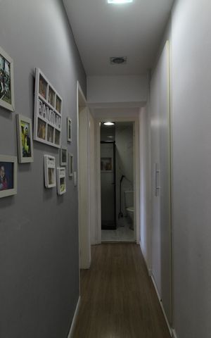 Apartamento à venda com 65m², 2 quartos e 1 vagaCorredor