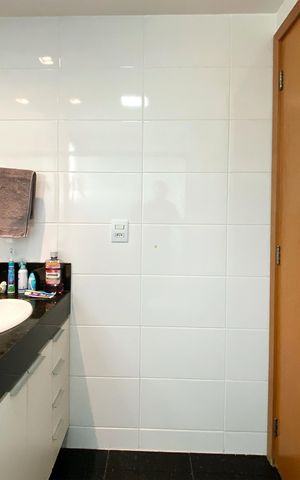Apartamento à venda com 105m², 3 quartos e 2 vagas Apartamento à venda com 105m², 3 quartos e 2 vagasBanheiro