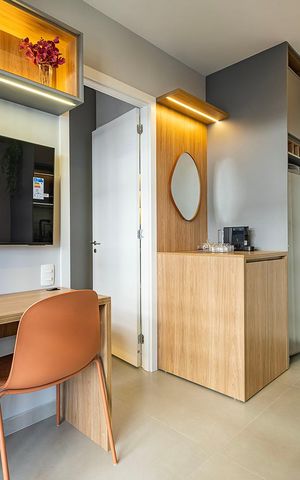 Apartamento à venda com 25m², 1 quarto e sem vaga Apartamento à venda com 25m², 1 quarto e sem vagaSala/Cozinha