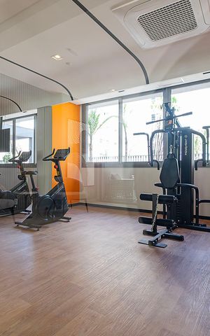 Apartamento à venda com 25m², 1 quarto e sem vaga Apartamento à venda com 25m², 1 quarto e sem vagaAcademia
