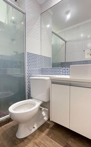 Apartamento para alugar com 49m², 2 quartos e 1 vaga Apartamento para alugar com 49m², 2 quartos e 1 vagaBanheiro