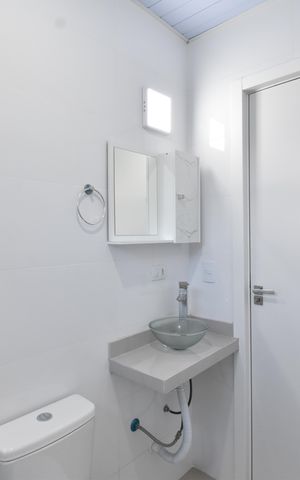 Studio para alugar com 30m², 1 quarto e sem vagaBanheiro do Studio