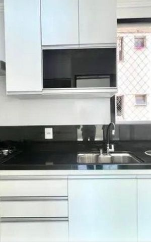 Apartamento para alugar com 82m², 3 quartos e 2 vagas Apartamento para alugar com 82m², 3 quartos e 2 vagasCozinha e Área de Serviço