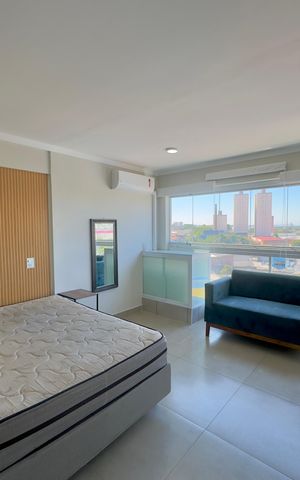 Studio para alugar com 30m², 1 quarto e 1 vaga Studio para alugar com 30m², 1 quarto e 1 vagaSala Quarto