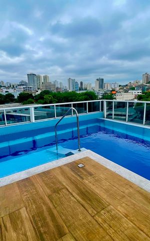 Studio para alugar com 30m², 1 quarto e 1 vaga Studio para alugar com 30m², 1 quarto e 1 vagaPiscina