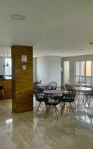 Studio para alugar com 30m², 1 quarto e 1 vaga Studio para alugar com 30m², 1 quarto e 1 vagaSalão de jogos