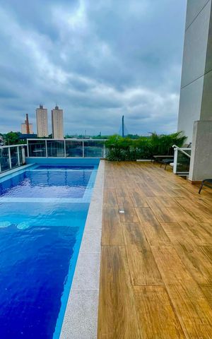 Studio para alugar com 30m², 1 quarto e 1 vaga Studio para alugar com 30m², 1 quarto e 1 vagaPiscina