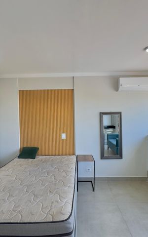Studio para alugar com 30m², 1 quarto e 1 vaga Studio para alugar com 30m², 1 quarto e 1 vagaSala Quarto