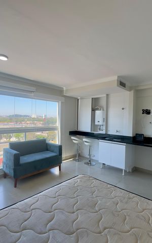 Studio para alugar com 30m², 1 quarto e 1 vaga Studio para alugar com 30m², 1 quarto e 1 vagaSala Quarto