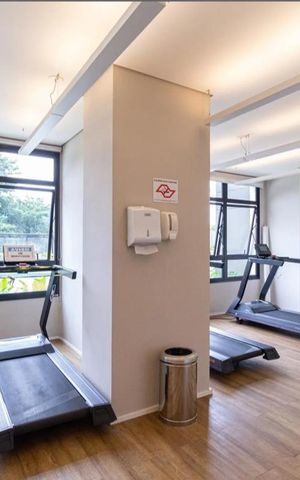 Apartamento para alugar com 41m², 1 quarto e 1 vaga Apartamento para alugar com 41m², 1 quarto e 1 vagaÁrea comum - Academia