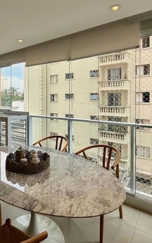 Apartamento à venda com 47m², 1 quarto e 1 vaga Apartamento à venda com 47m², 1 quarto e 1 vagaVaranda