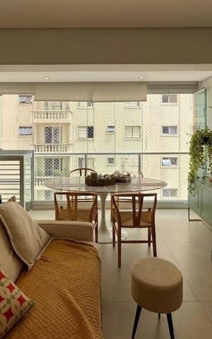Apartamento à venda com 47m², 1 quarto e 1 vaga Apartamento à venda com 47m², 1 quarto e 1 vagaSala