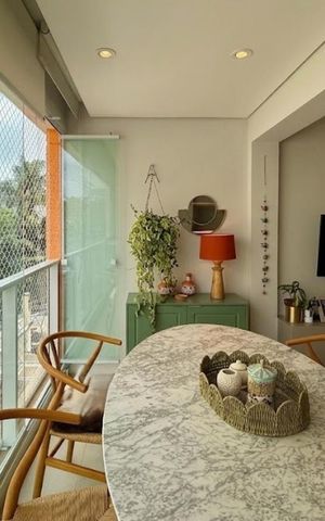Apartamento à venda com 47m², 1 quarto e 1 vaga Apartamento à venda com 47m², 1 quarto e 1 vagaVaranda