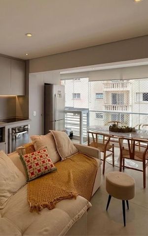 Apartamento à venda com 47m², 1 quarto e 1 vaga Apartamento à venda com 47m², 1 quarto e 1 vagaSala