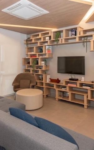Apartamento à venda com 47m², 1 quarto e 1 vaga Apartamento à venda com 47m², 1 quarto e 1 vagaÁrea comum
