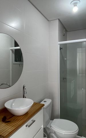 Apartamento para alugar com 54m², 2 quartos e 1 vaga Apartamento para alugar com 54m², 2 quartos e 1 vagaBanheiro Social