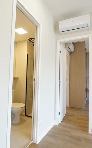 Apartamento para alugar com 62m², 1 quarto e 1 vagaCorredor